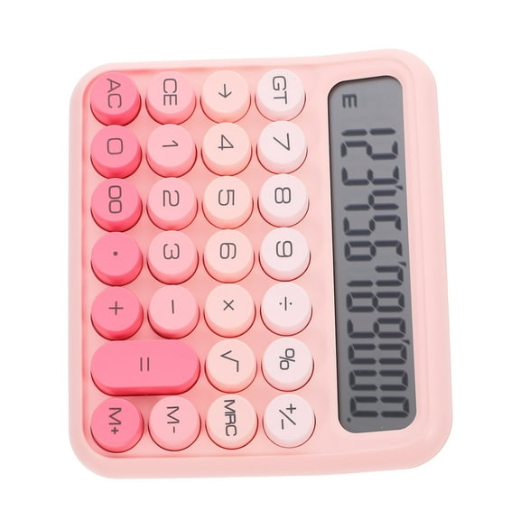 BESTYASH Aesthetic Calculator for Desk Calculator Pink ABS Rectangular Shape 1Pcs