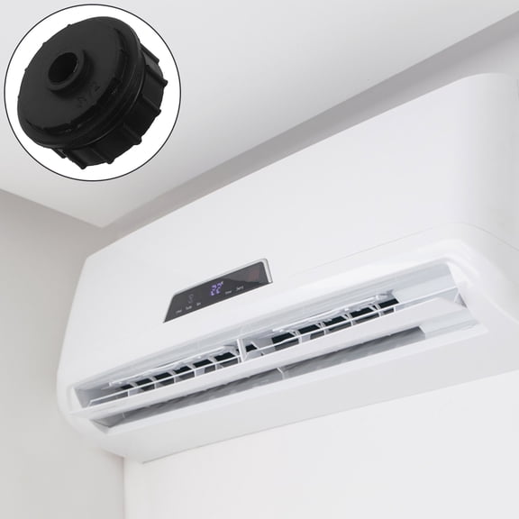 BESTYASH Air Conditioner Fan Drum Rubber Ring Black Noise Reduction 4Pcs