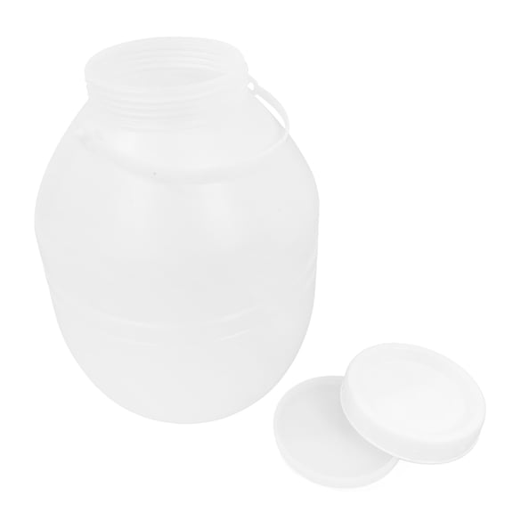 BESTYASH Airtight Pantry Storage Container with Lid White Hdpe Jar for Long Freshness