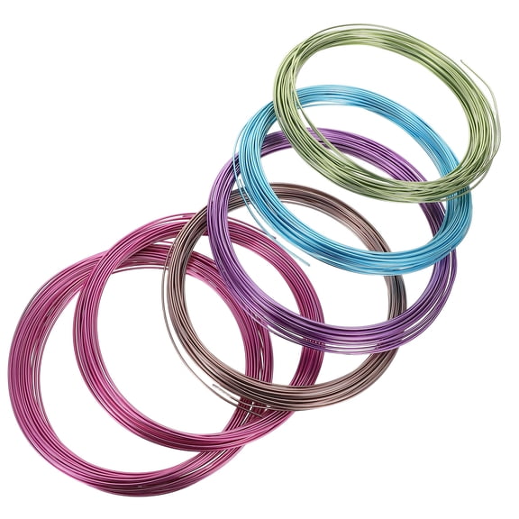 BESTYASH Assorted Color Aluminum Wire Malleable Crafting for Floral Projects