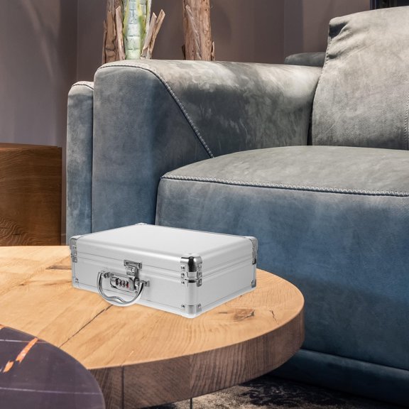 BESTYASH Aluminum Tool Storage Case with Password Lock Portable Metal Carrying Box