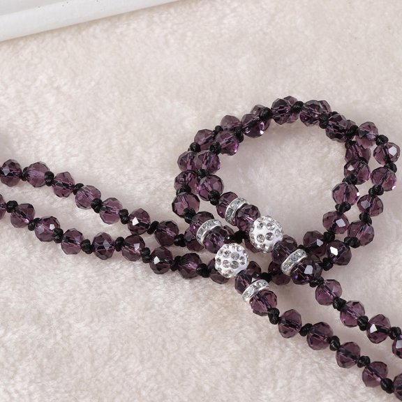 BESTYASH Anti Lost Mobile Phone Strap Violet Lanyard with Button Detachable Strong Hanging Rope