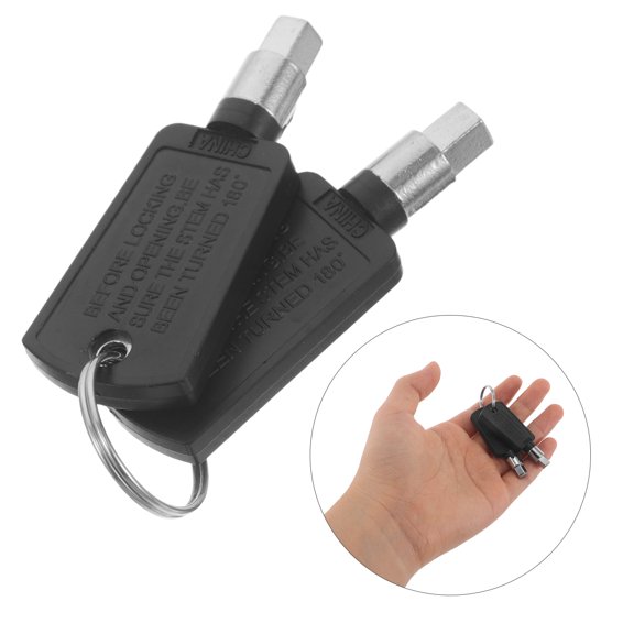 BESTYASH Appliance Lock Key Plated Silver Metal for Fridge Freezer Compatible Replacement Key