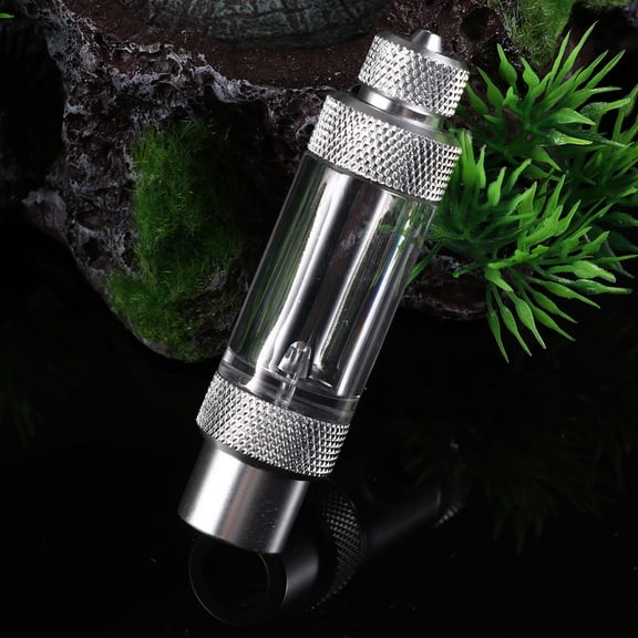 BESTYASH Aquarium Co2 Bubble Counter with Single Head Diffuser and Non Return Valve in Silver