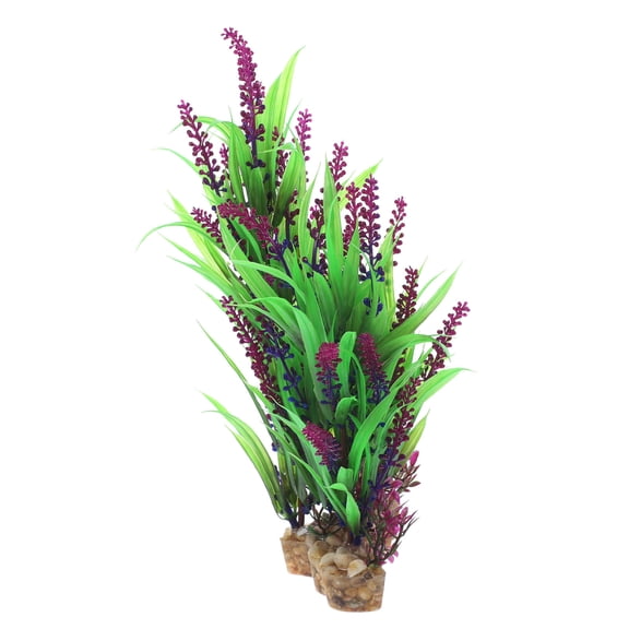 BESTYASH Aquarium Grass Artificial Fish Tank Decorations Assorted Color Pet Owners 1Set