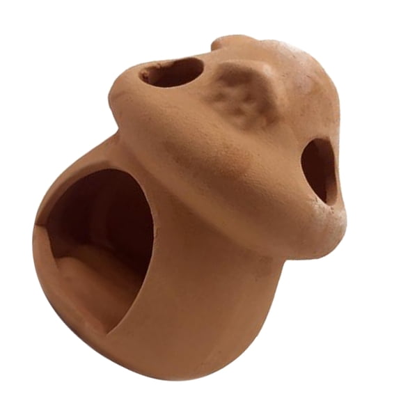 BESTYASH Realistic Brown Fish Spawning Pot Aquarium Ornament for Fish Hatchery Decoration