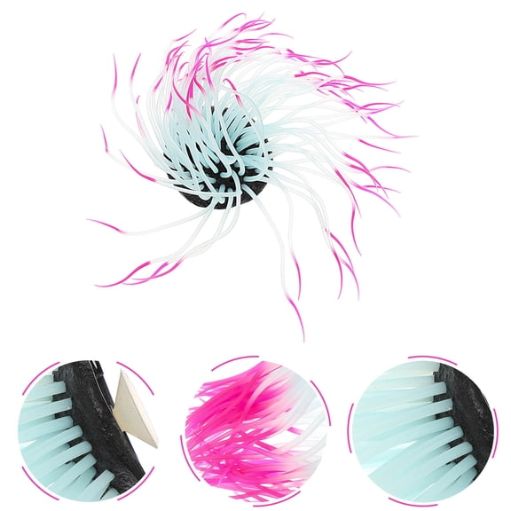 BESTYASH Aquarium Red Coral Ornament Fish Tank Decor with Creative Noctilucence Feature