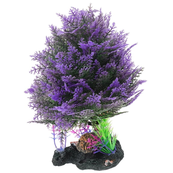 BESTYASH Artificial Aquarium Plants Set Simulated Water Plants Realistic Appearance Safe Plastic Material 1Set