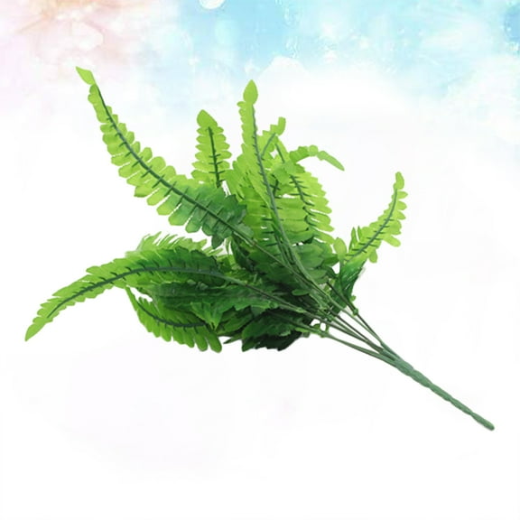 BESTYASH Artificial Fern Bush Simulated Fern Silk Cloth Home Decoration 1Pack