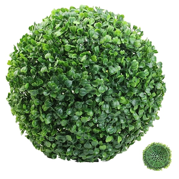 BESTYASH Artificial Green Grass Hanging Ceiling Plants, Plastic Topiary Decorations for Home, Office, Mall, Indoor and Outdoor Use