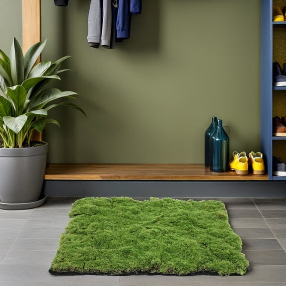 BESTYASH Artificial Moss Sheet Green High Realism Moss Rug for Bonsai and Terrarium Decoration