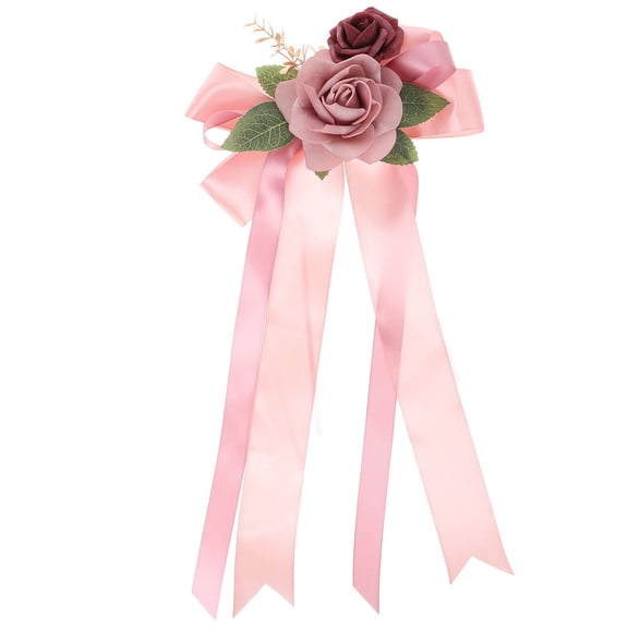 BESTYASH Elegant Bridal Car Bouquet Multi-Color Silk Flower for Wedding Car Decor