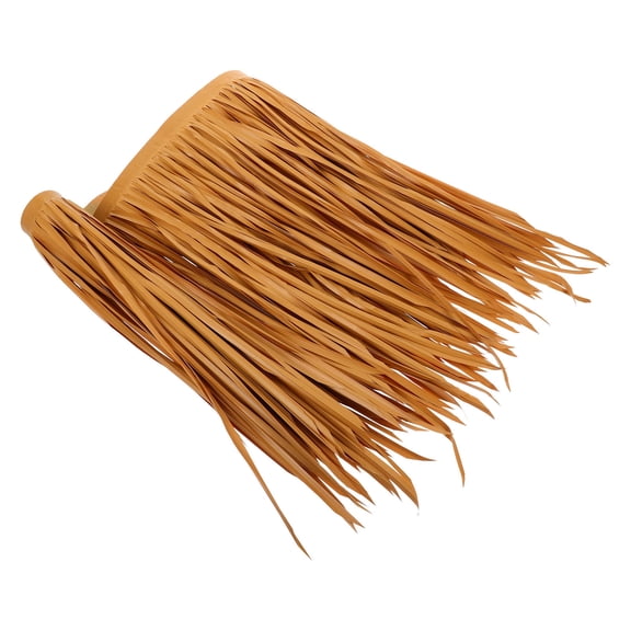 BESTYASH Fire-Resistant Artificial Thatch Roof Panels for Landscaping Decor, Simulated Straw Cover, Assorted Colors Available