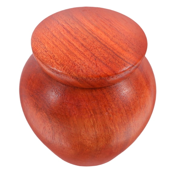 BESTYASH Brown Wooden Ash Container for Pets, Memorial Urn Keepsake, 1 Piece, and Elegant Pet Storage