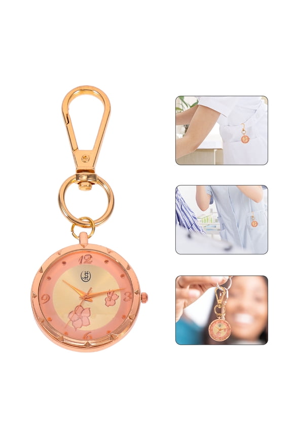 Assorted Color Clip On Nurse Pocket Watch for Daily Use Precision Timing Super Lightweight 1 Piece