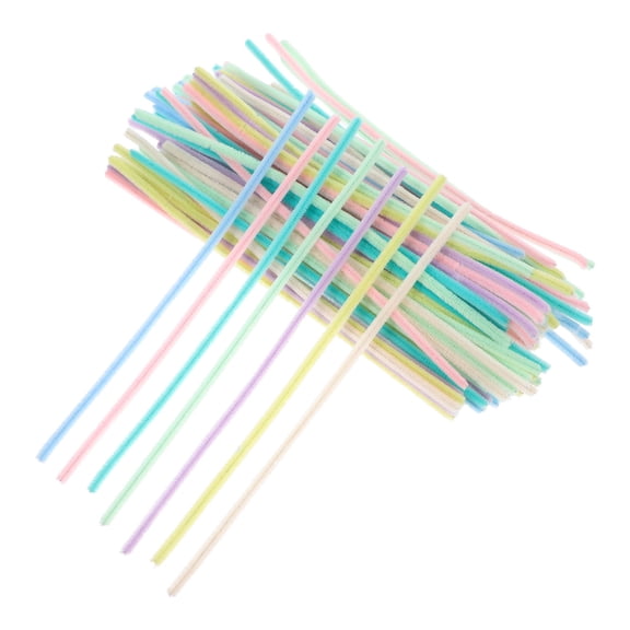BESTYASH Assorted Color Pipe Cleaner Chenille Stems Plush Bendable Craft Materials