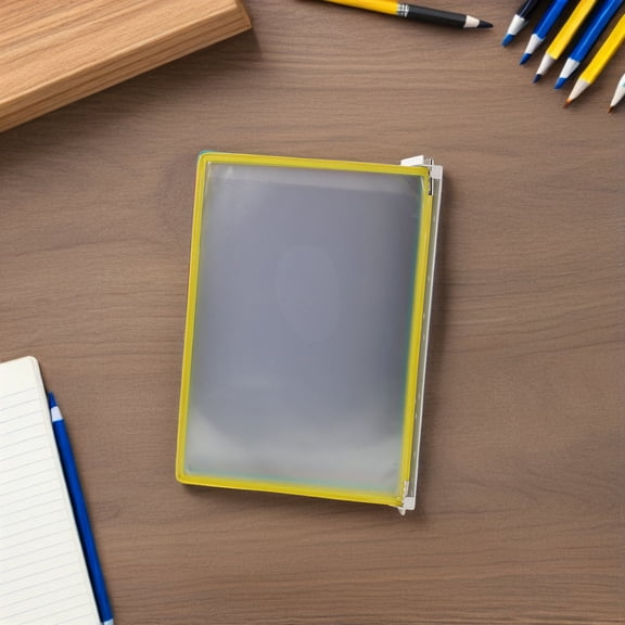 BESTYASH Assorted Color Plastic Wall Mounted Flyer Holder and Document Display Stand for Office Wall File Management