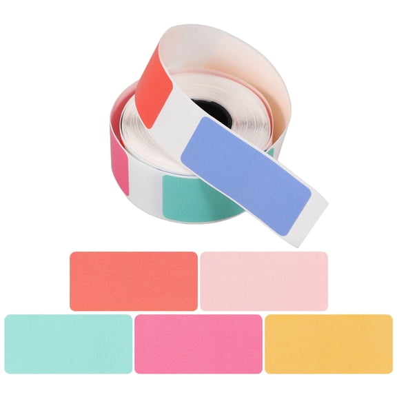 BESTYASH Assorted Color Thermal Sticker Labels for Daily Use Adhesive Sticker TearResistant 1 Roll