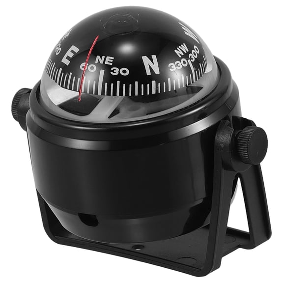 BESTYASH Auto Compass Round Direction Indicator for Automotive Use, ABS Material, 1 Piece