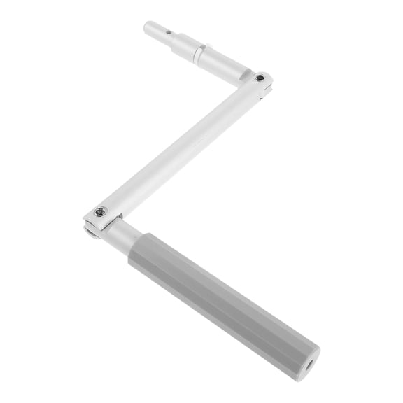 BESTYASH Awning Window Crank Handle Plated Silver Zinc Alloy Quiet Operation for Home Use