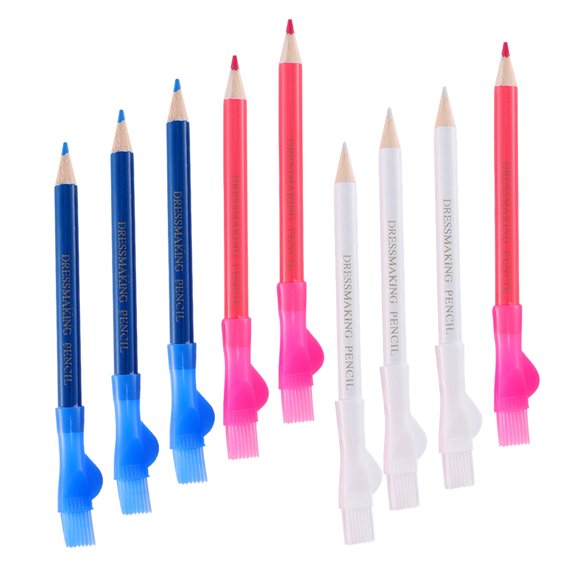 BESTYASH 9- Soluble Fabric Marking Pens Set for Sewing, Tailoring, Quilting, Back to School Red Ink