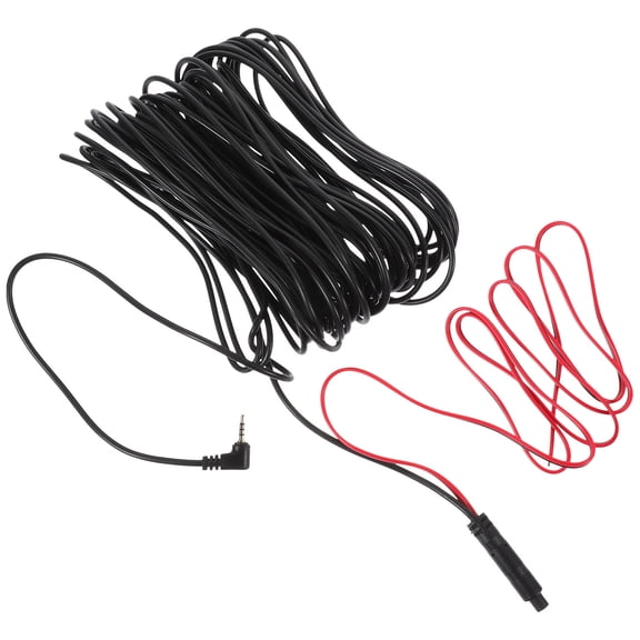 BESTYASH Backup Camera Extension Cable Black Plastic Rear View Car Recorder Wire with 4 Pin Interface for Truck Van