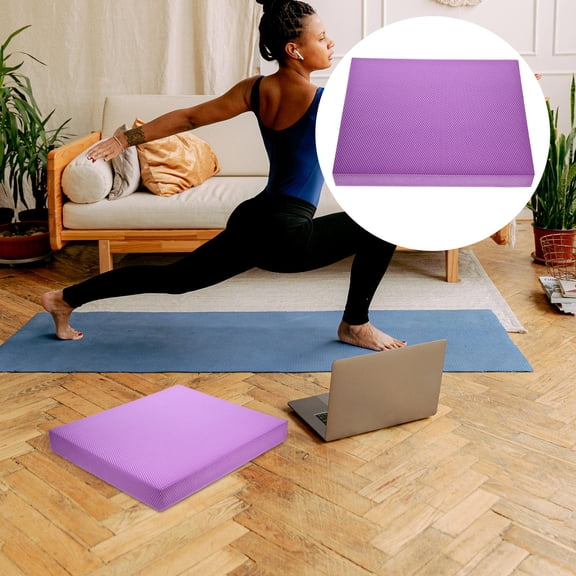 BESTYASH Balance Disc Purple Tpe Cushion for Home Gym Yoga and Stability Workout