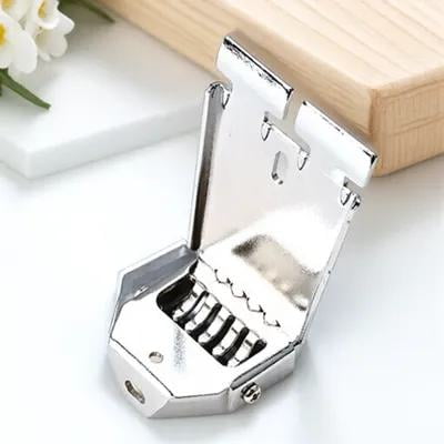 BESTYASH Banjo Extra Replacement Bridge Silver with Simple Design 1 Set