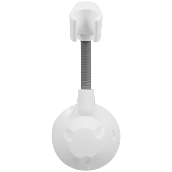 BESTYASH White Plastic Bathroom Shower Handle Mount 1 Set Simple and Design for Home Use