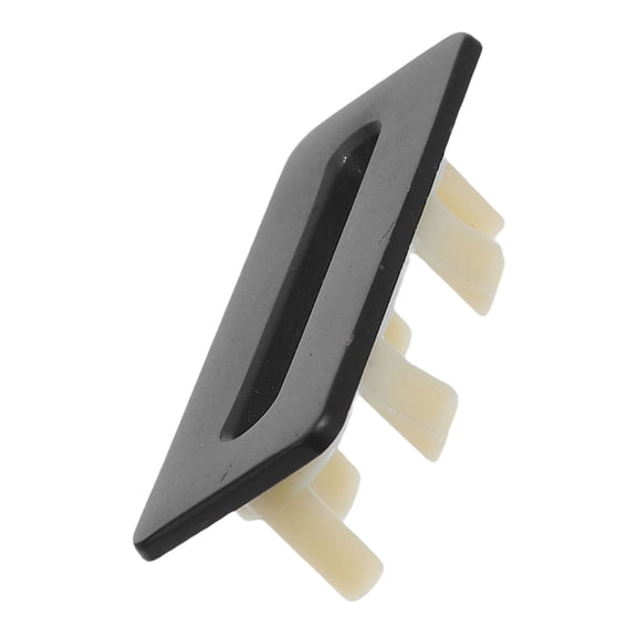 BESTYASH Black Brass Bathroom Sink Overflow Hole Plug, Decorative Drain Cover Cap for Vanity Sinks with Elegant Design