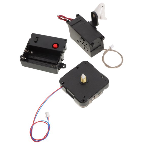 BESTYASH Battery Operated Black Cuckoo Clock Movement Kit for Wall Clock Replacement
