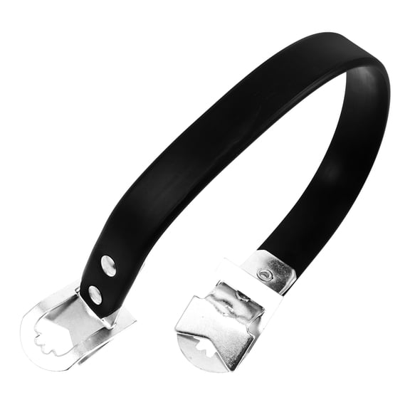 BESTYASH Battery Tie Down Strap For Car Battery Backup Black PVC 1Pcs