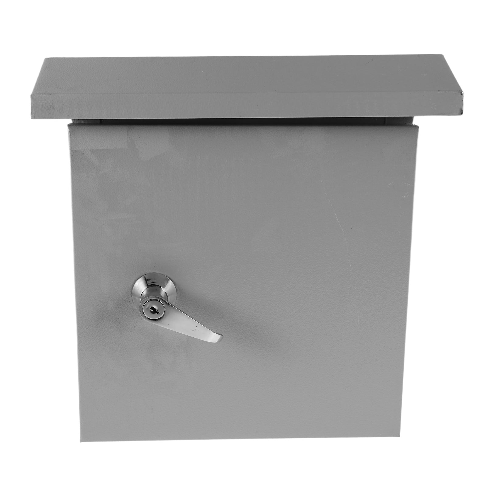 BESTYASH Compact Beige Weatherproof Outdoor Electrical Iron Box Enclosure for Projects and Equipment