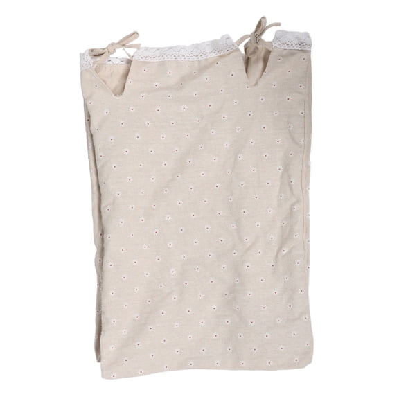 BESTYASH Beige Fabric Laundry Basket Liner Replacement Washable Insert for Home Storage Hampers
