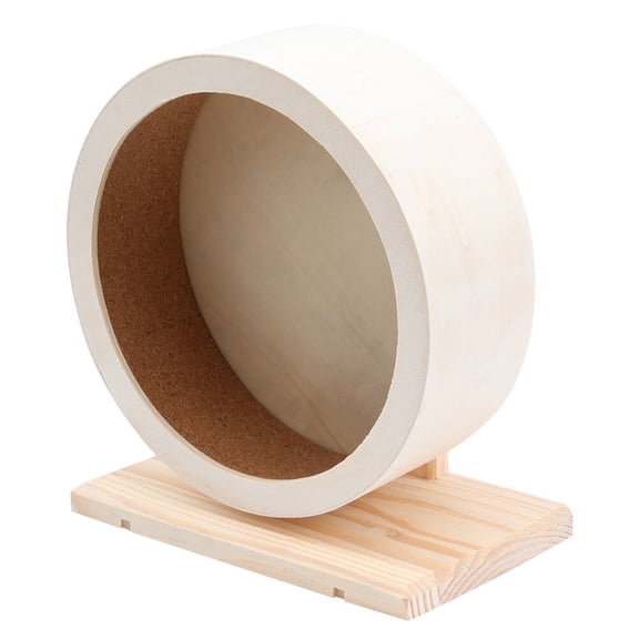 BESTYASH Beige Small Pet Sports Wheel for Hamsters Chinchillas with Quiet Design