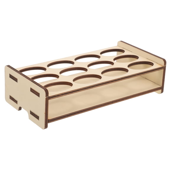 BESTYASH Beige Wooden Acrylic Paint Holder for Art Organizers and Storage in Decoration