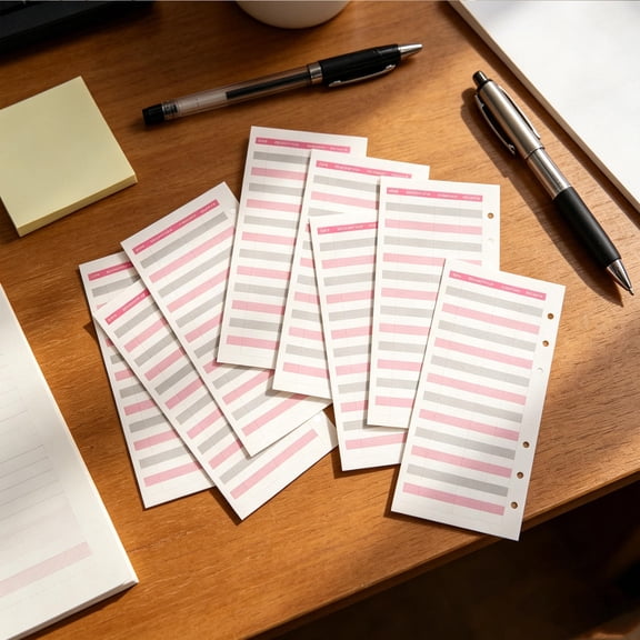 BESTYASH Bill Payment Tracker Pink Budget Insert Pages for Monthly Planner Binder