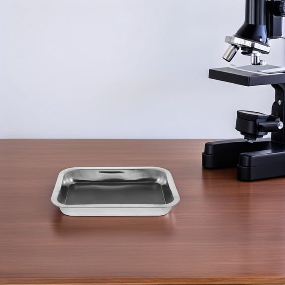 BESTYASH Stainless Steel Lab Dissection Tray with Multifunctional Design for Science Classroom and Laboratory Use