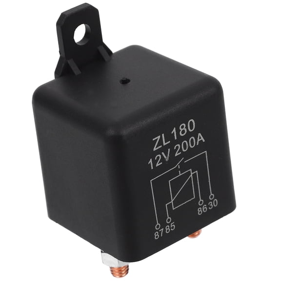 BESTYASH Black 12V Automotive Power Relay for Car Electrical Systems with and Stable Performance