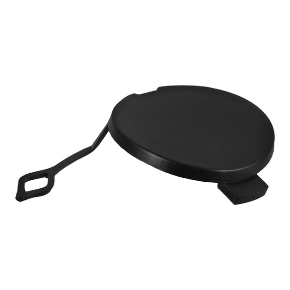 BESTYASH Black ABS Front Bumper Tow Hook Cap Cover for Trailer Easy Installation