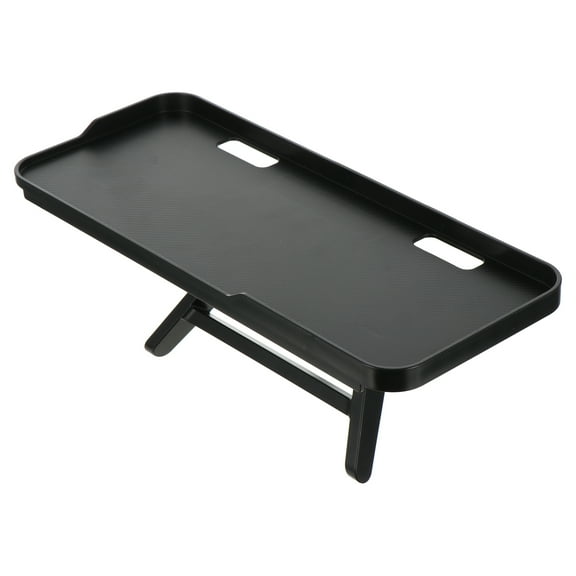 BESTYASH Black Adjustable Computer Screen Shelf with Large Storage Space for TV and Monitor Organization