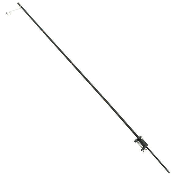 BESTYASH Black Aluminum Alloy Camping Lantern Stand, Lightweight Portable Outdoor Lamp Holder Rack, 70.9 Inches Tall