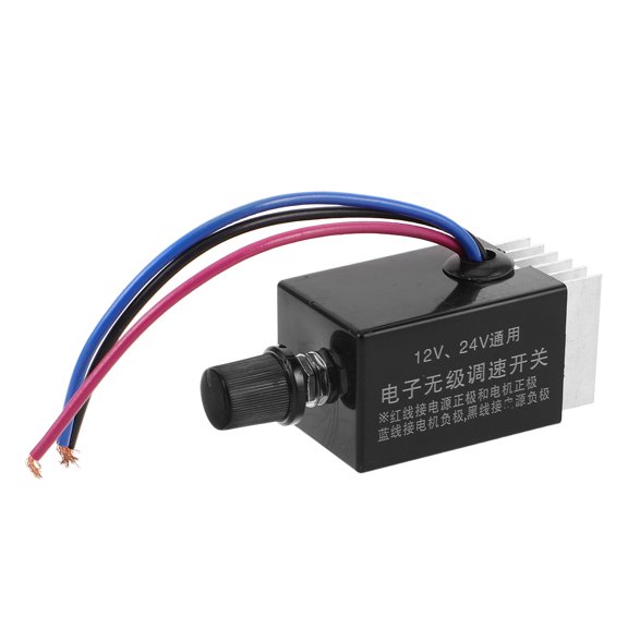 BESTYASH Black Automatic Temperature Regulator Switch for Vehicle Dc Radiator Fan Controller