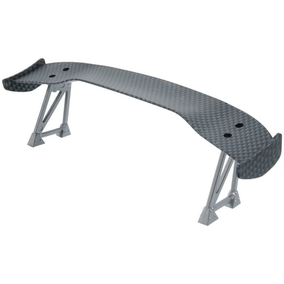 BESTYASH Black Car Rear Tail Wing for Model Cars Easy Install Stable Speed Enhancing Spoiler