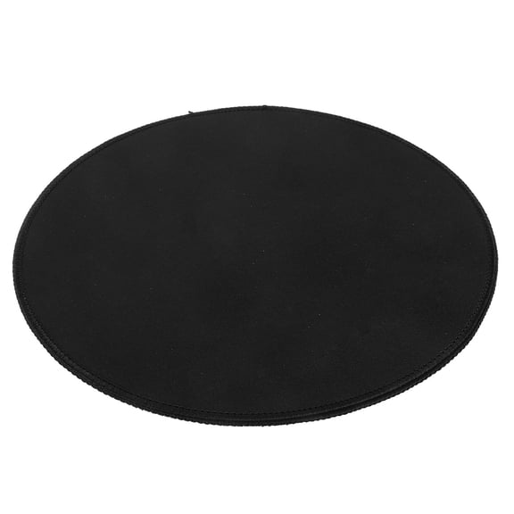 BESTYASH Black Rubber Drum Practice Pad with Cloth for Drum Set Accessories and Percussion Training