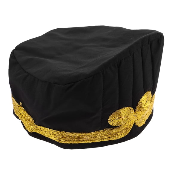 BESTYASH Black Embroidered Hat with Pig Design for Festival, Party, Costume, , and Themed Events