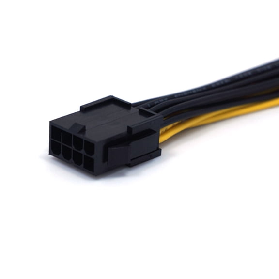 BESTYASH Black GPU Power Cable Extension Cord for Pc Graphics Card Dual 8 Pin Power Supply Splitter