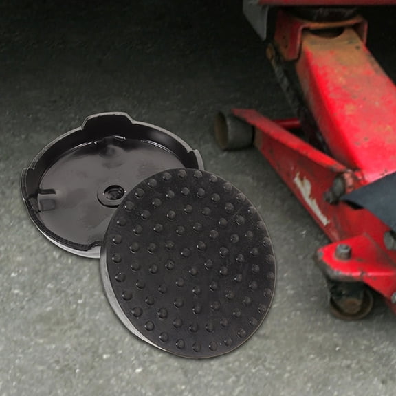BESTYASH Black Hydraulic Floor Jack Pad for Smooth Support and Pressure Distribution with Durable Material