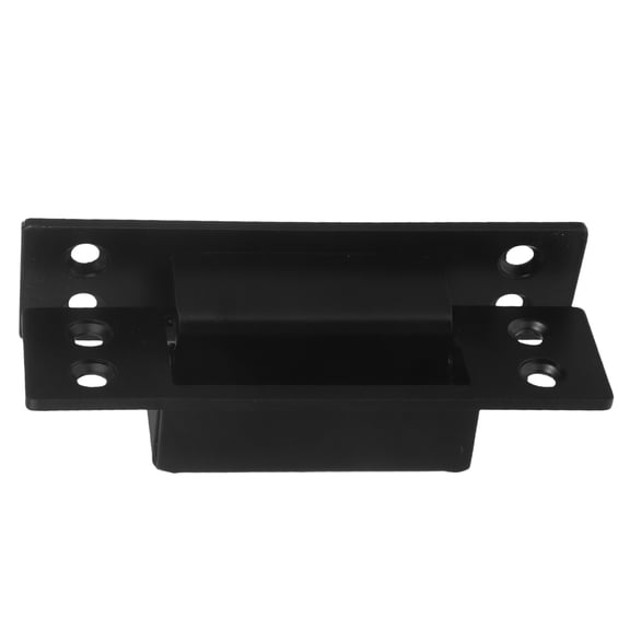 BESTYASH Heavy Duty Black Hidden Door Hinge with Noise Reduction for Wood Cabinet Doors