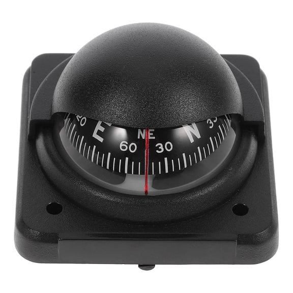 BESTYASH Black Marine Compass for Dash Mount Easy Installation and Precise Navigation